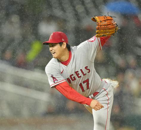 大谷翔平が今季通算200奪三振 日米通じて自身初の大台到達 日本選手では4人目 Mlb 日刊スポーツ