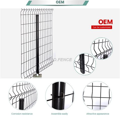 China 3d Curved Welded Wire Mesh Fence For Commercial And Residential