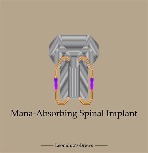 Mana Absorbing Spinal Implant Art Oc Rdnd