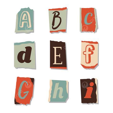 Alphabet Découpé En Papier Png Papier Découpé Des Lettres Alphabet