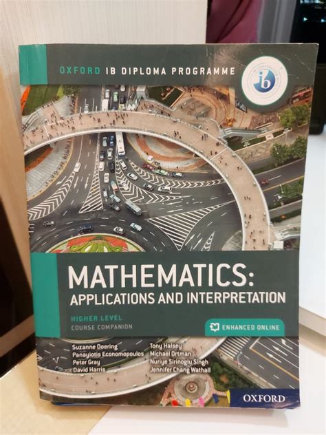 Ib Hl Math Applications And Interpretations Textbook Oxford Hobbies