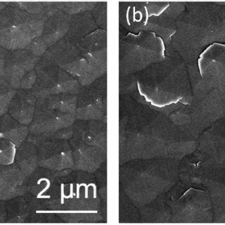 SEM Surface Images Of InGaN Layers Grown On A Offset SAM And B