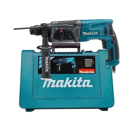 Kit Martelete Hr2470 127v Makita Com Ponteiro Talhadeira Adaptador E