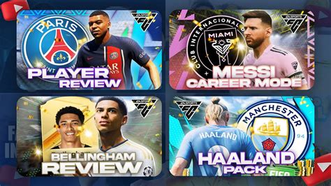 ULTIMATE EA SPORTS FC 24 THUMBNAIL TEMPLATE PSD YouTube