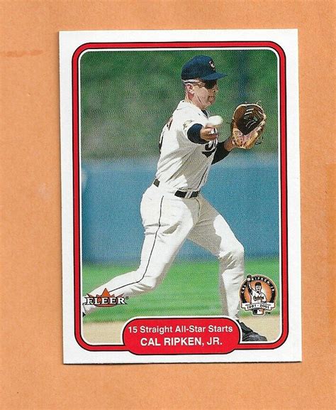 Cal Ripken Jr 15 All Star Card 8 Fleer 2001 Career Higlights Limit