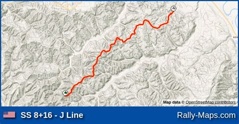 Ss 816 J Line Stage Map Olympus Rally 1978 🌍 Rally