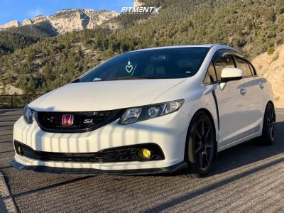 2015 Honda Civic With 17x9 40 Enkei Tfr And 245 40R17 General G Max As