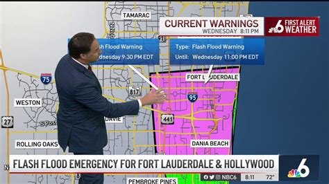 Flash Flood Emergency For Parts Of Broward County Nbc 6 South Florida