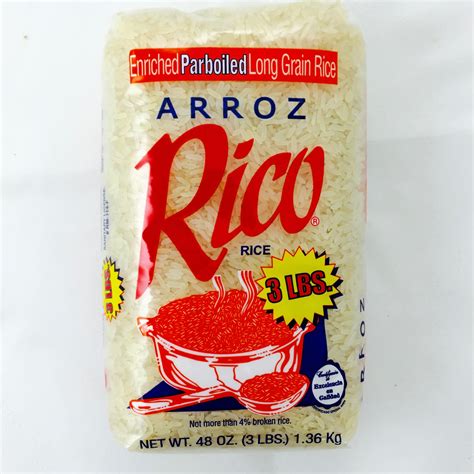 Rico Enriched Parboiled Long Grain Rice 20 Lbs Selling Educatel Web Uah Es