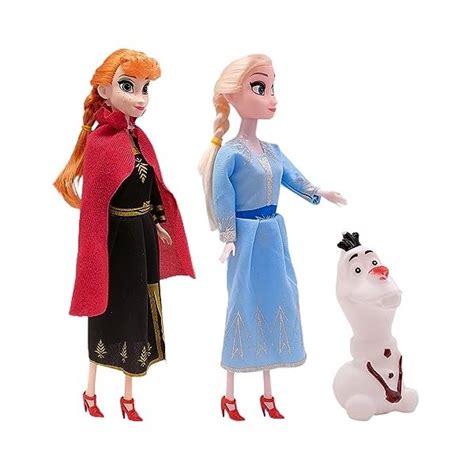 ZGCXRTO Ensemble De 3 Jouets La Reine Des Neiges Ensemble De Poup