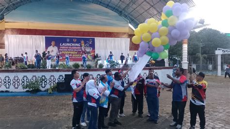 Sportivitas Dan Kebersamaan Pemprov PPS Launching Porprov Perdana