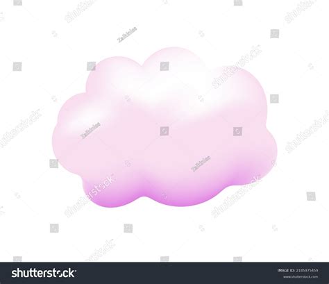 3d Render Pink Cloud Vector Illustration Stock Vector (Royalty Free) 2185975459 | Shutterstock