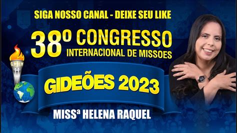 Gide Es Ao Vivo Miss Helena Raquel Youtube