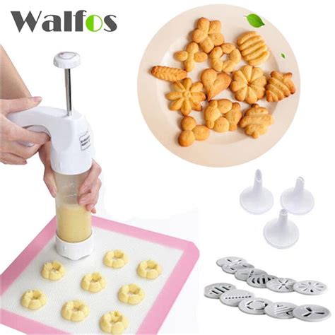 Cookie Mold Press Gun 12 Flower Shape And 6 Pastry Tips Cookie