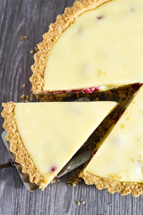 White Chocolate Raspberry Tart A Deliciously Rich And Creamy No Bake