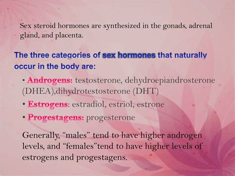 Ppt Understanding Sex Hormones And Fertility Hormone Overview And