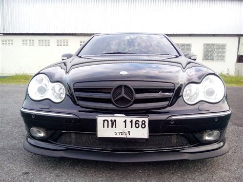 Mercedes-Benz C-Class W203 ปี 2003 E32 AMG Black Body Kit อุปกรณ์ชุด ...
