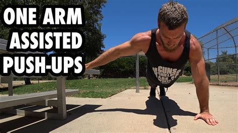 How To Perform One Arm Assisted Push Ups Exercise Tutorial Youtube