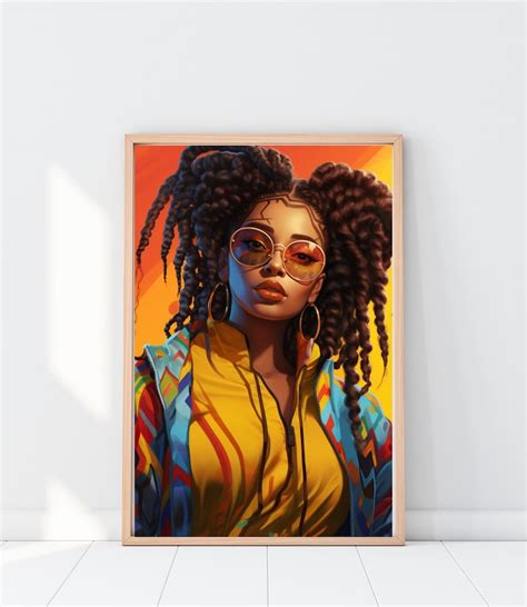 Black Woman Wall Art Black Girl Wall Art Digital Download Printable