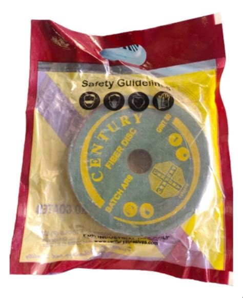 Fibre Electro Coated Abrasive Fiber Disc Packaging Type Packet Grit