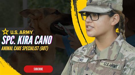 Spc Kira Cano Animal Care Specialist 68t Youtube