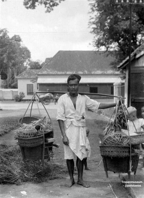 Penjual Sayur Di Batavia Circa Tropenmuseum Sejarah