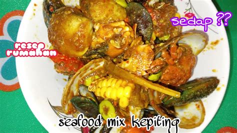 Masak Seafood Saus Tiram Menu Sederhana Makan Malam Youtube