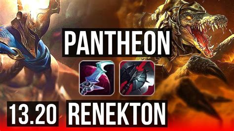 Panth Vs Renekton Top 812 Legendary 400 Games 10m Mastery