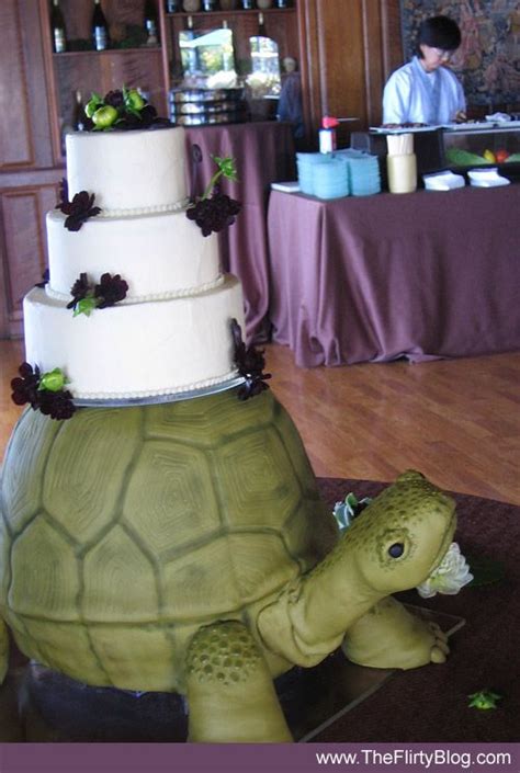 I Found The Place Formerly The Flirty Blog A Turtle Wedding Cake