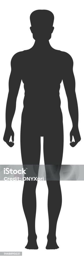 Male Body Sign Black Man Figure Silhouette Stock Illustration Download Image Now Adult