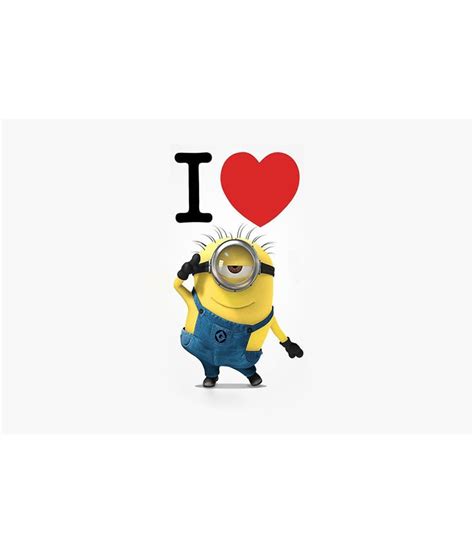 Stybuzz I Love Minion Poster Posters: Buy Stybuzz I Love Minion Poster Posters at Best Price in ...