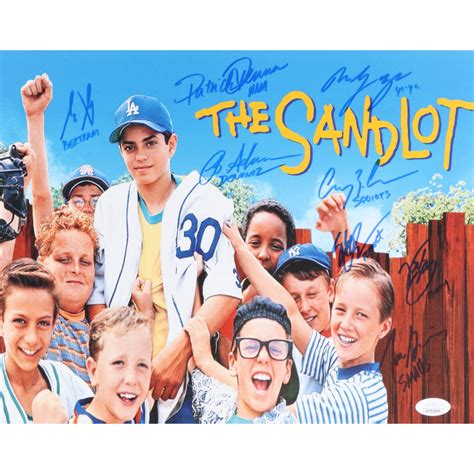 The Sandlot X Photo Cast Signed By With Patrick Renna Grant