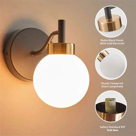 Sinoman Black Golden Wall Light Home 9 W At Rs 350 Piece In New Delhi