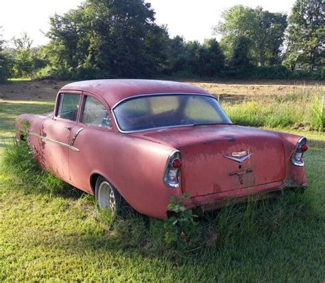 1955 Chevy Vintage Muscle Cars Junkyard Cars Abandoned Cars