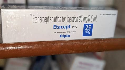 Etacept Etanercept 25 Mg Injection At Rs 1900 Vial North 24 Parganas Id 25340417962