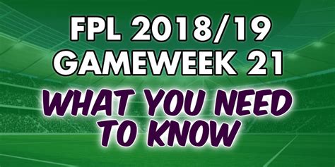 Gameweek Tips Fpl Fantasy Football Pundit