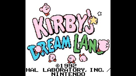 GBC Kirby S Dream Land DX YouTube