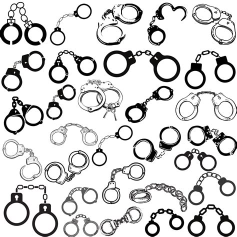 Handcuff SVG Bundle/handcuff Png/ Handcuff Clipart/handcuff Cut File ...