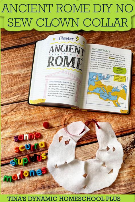 How To Make An Ancient Rome Inspired Diy Clown Collar No Sew