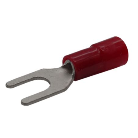 Punta Terminal Espada Color Rojo Awg