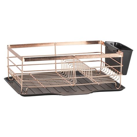 Rose Gold Matte Black Dish Drainer Real Kitchen Kitchen Board