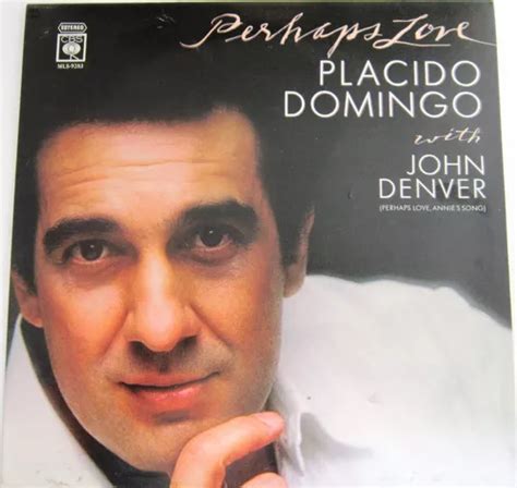 Placido Domingo With John Denver Perhaps Love Insert Lp Mercadolibre