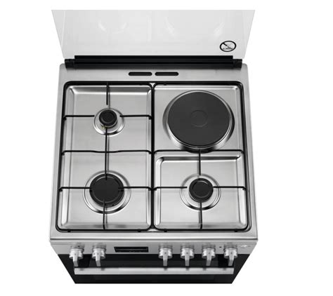 Cuisini Re Mixte Gaz Electrique Electrolux Ekm X Inox Cm Eco