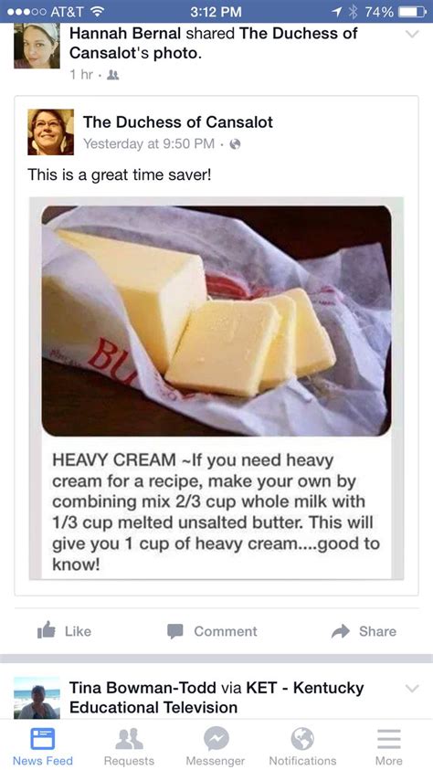Heavy Cream Cooking And Baking Baking Ingredients Substitutions Recipes