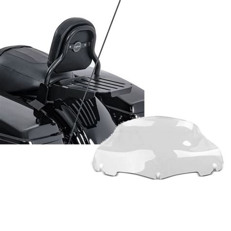 Set Sissybar CXS Fix Voor Harley Street Glide 14 22 Met Bagagedrager