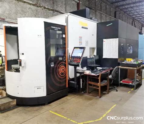 2015 Mazak Variaxis I 600 5 Axis Vertical Cnc Machining Center