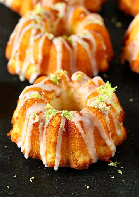 Mini Lemon Bundt Cakes Ruchiskitchen