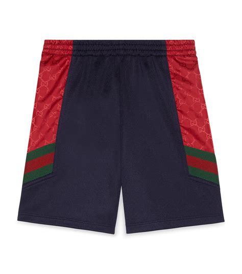 Gucci Kids Blue Web Stripe Bermuda Shorts Harrods Uk