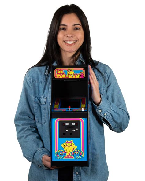 Buy Quarter Arcades Official Ms. PAC-MAN 1/4 Sized Mini Arcade Cabinet ...