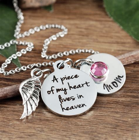 Personalized Memorial Gifts Necklace at Myron Moses blog